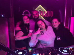 carnao beats djing at pirate studios in london with the LDP Radio crew